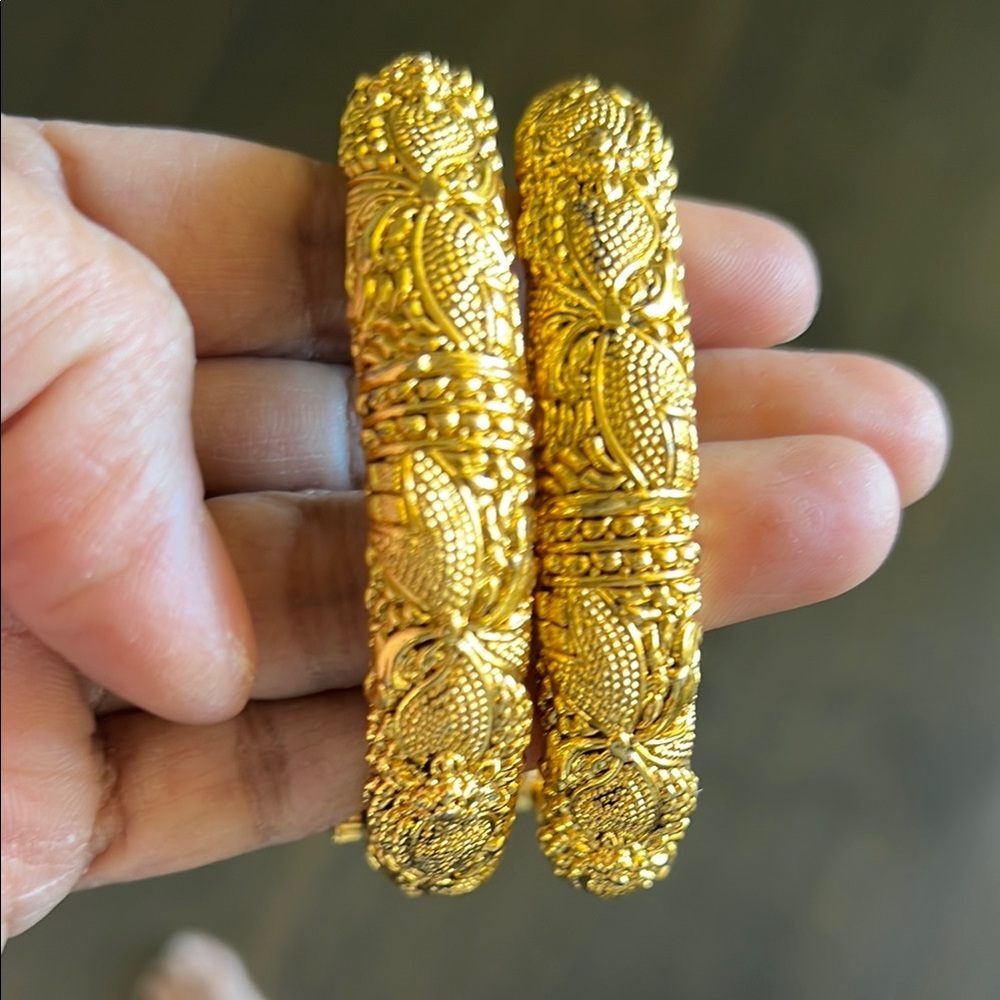 Elegant Gold Bangles